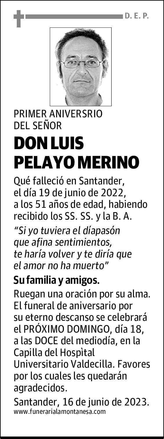 DON LUIS PELAYO MERINO