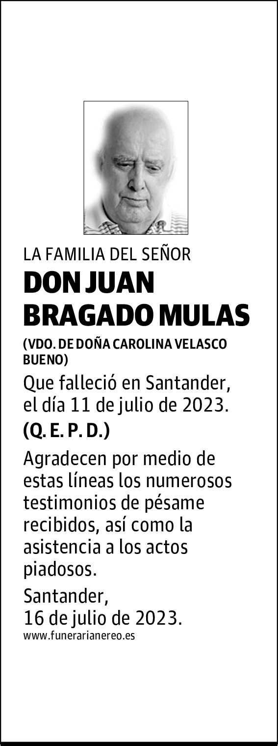 DON JUAN BRAGADO MULAS