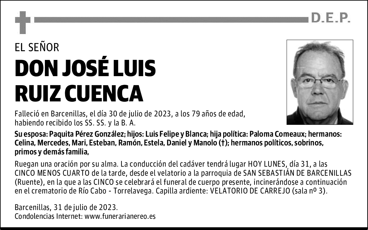 DON JOSÉ LUIS RUIZ CUENCA
