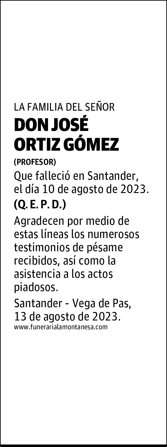 DON JOSÉ ORTIZ GÓMEZ