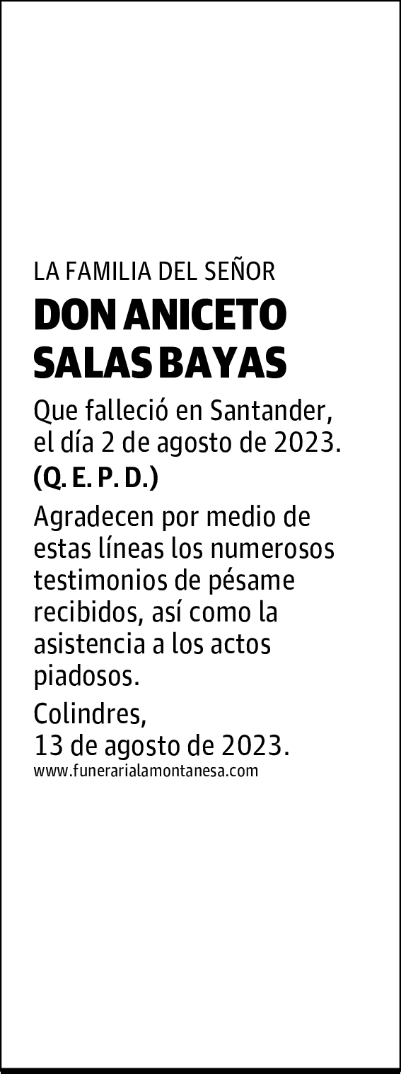 DON ANICETO SALAS BAYAS