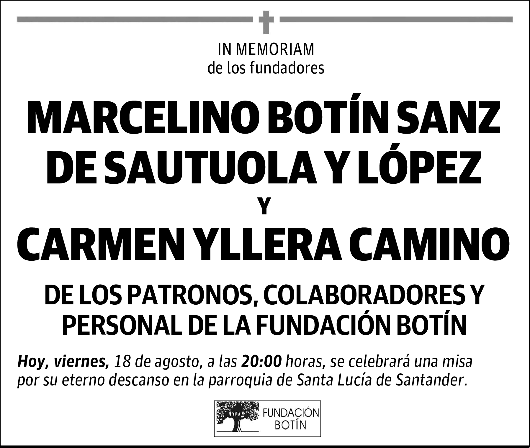 MARCELINO BOTÍN SANZ DE SANTUOLA Y LÓPEZ