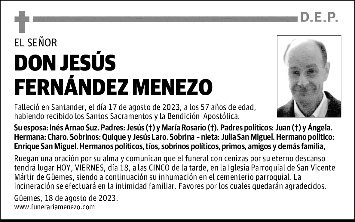 DON JESÚS FERNÁNDEZ MENEZO