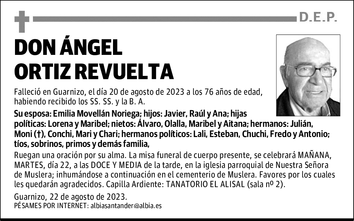 DON ÁNGEL ORTIZ REVUELTA