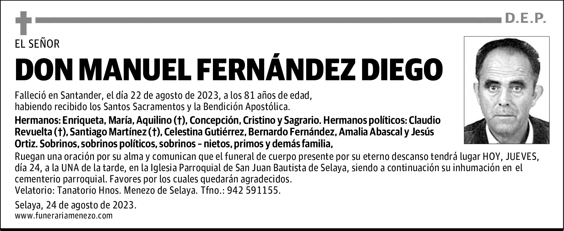 DON MANUEL FERNÁNDEZ DIEGO