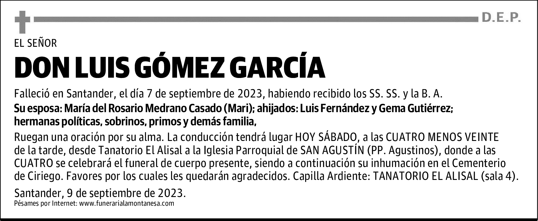 DON LUIS GÓMEZ GARCÍA