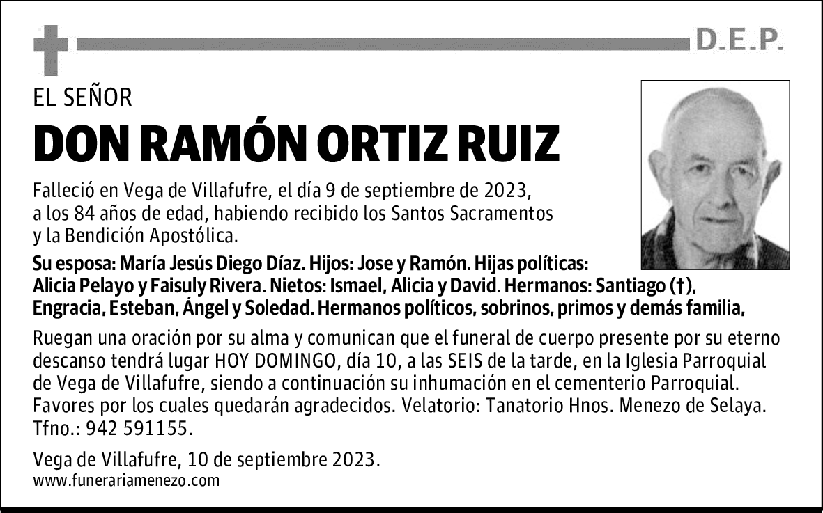 DON RAMÓN ORTIZ RUIZ