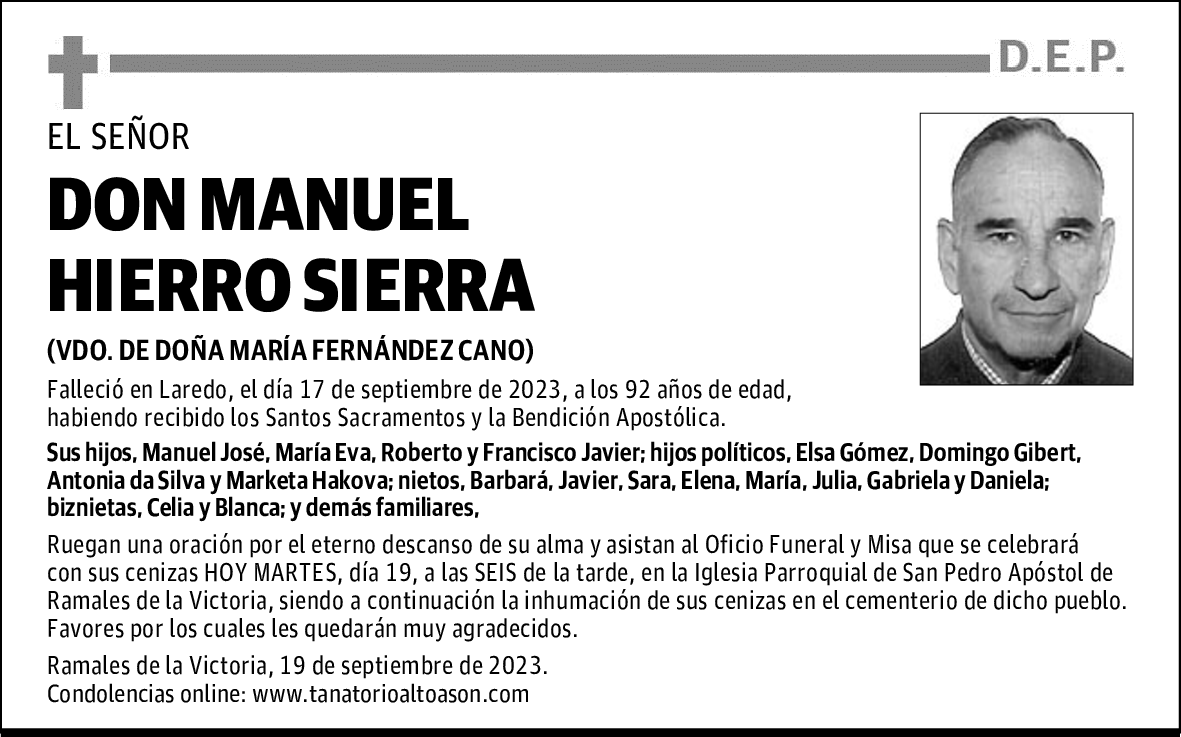 DON MANUEL HIERRO SIERRA