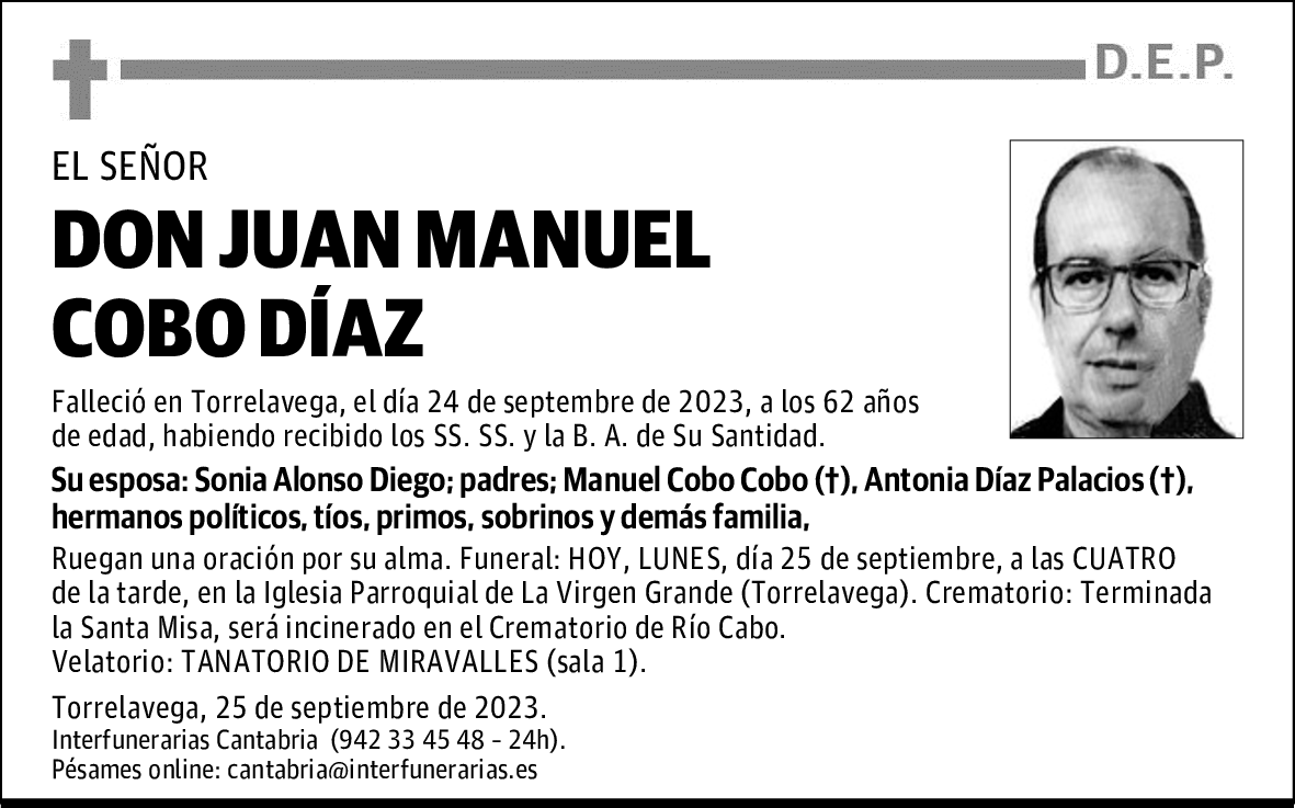DON JUAN MANUEL COBO DÍAZ