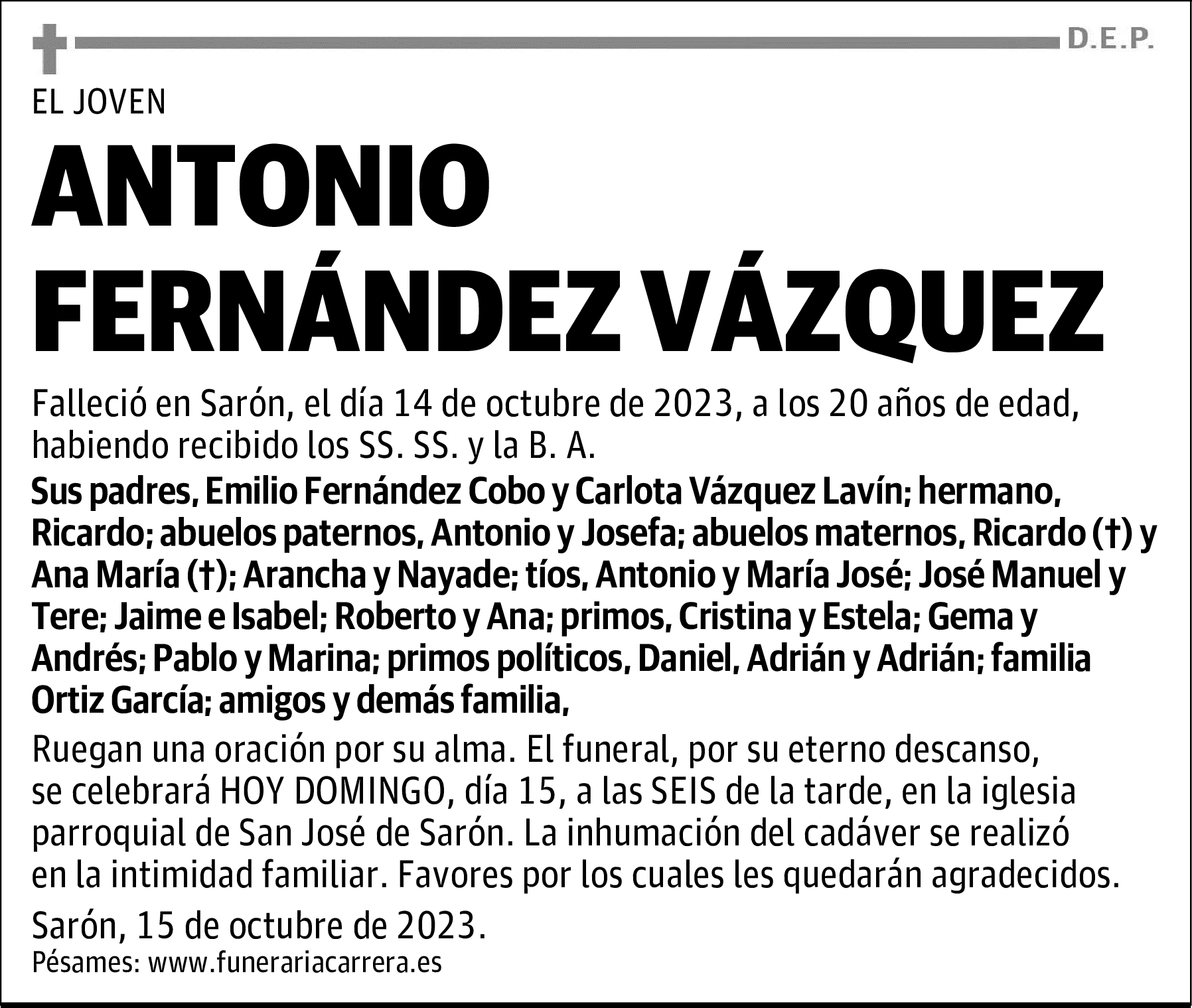 ANTONIO FERNÁNDEZ VÁZQUEZ