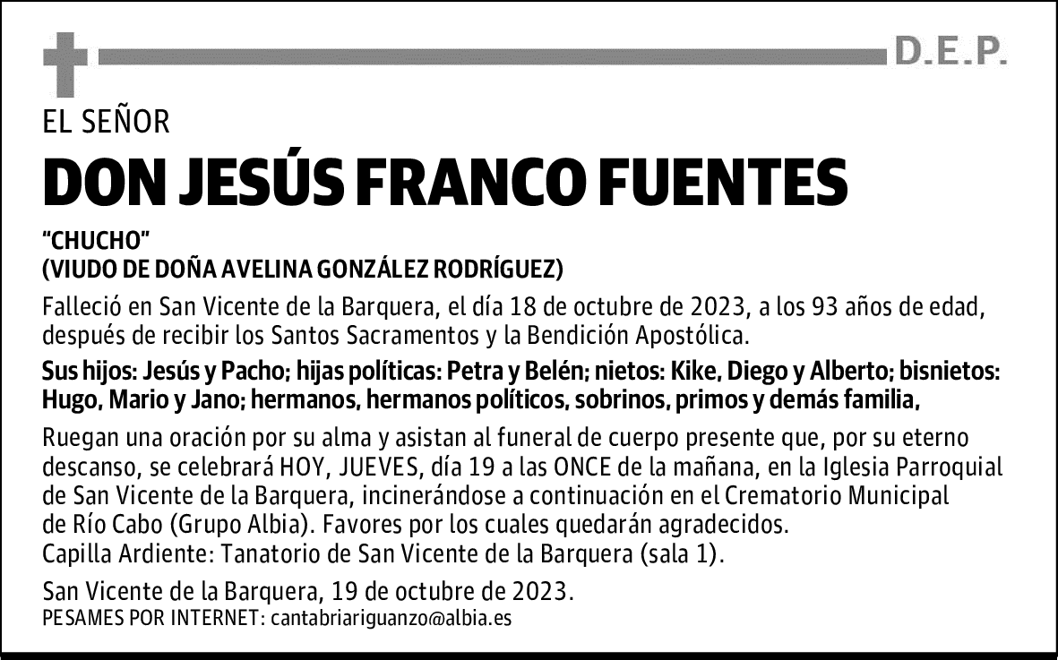 DON JESÚS FRANCO FUENTES