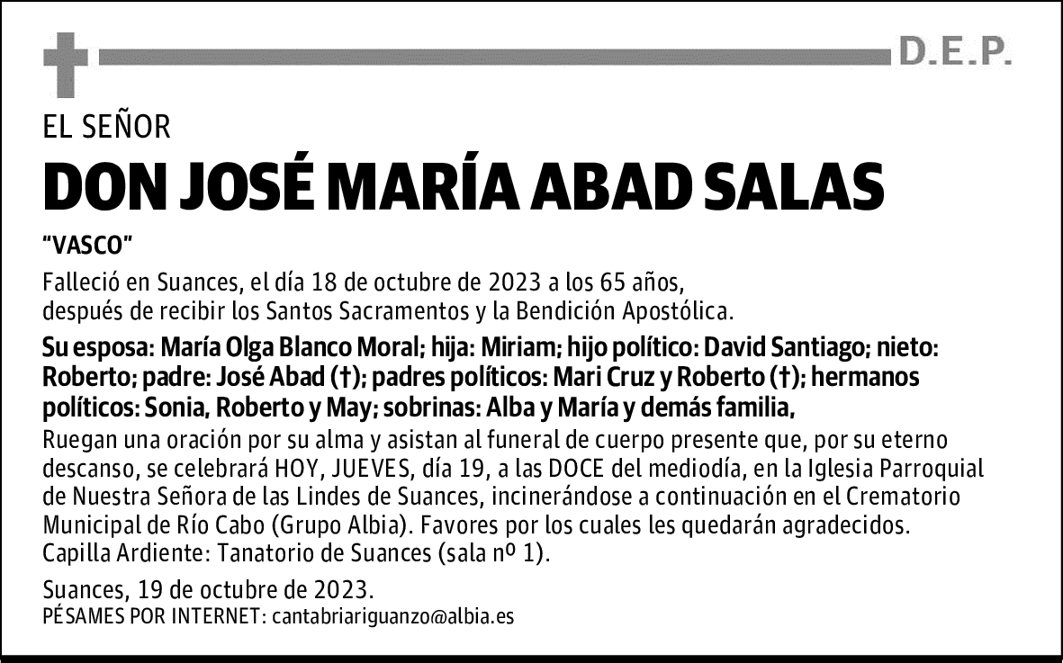 DON JOSÉ MARÍA ABAD SALAS