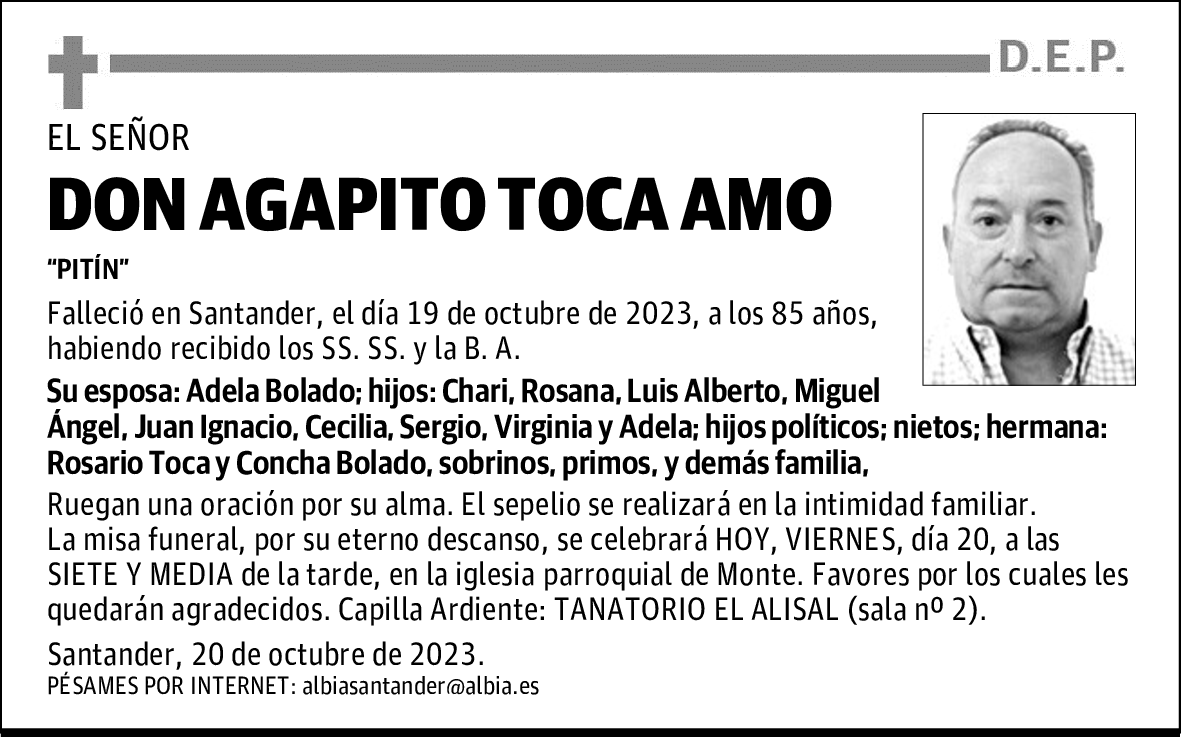 DON AGAPITO TOCA AMO