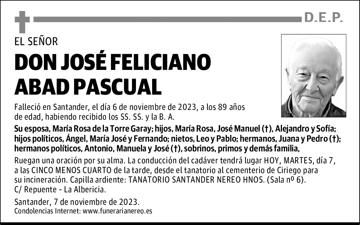 DON JOSÉ FELICIANO ABAD PASCUAL