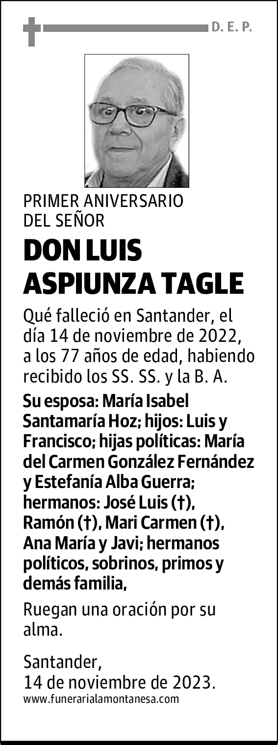 DON LUIS ASPIUNZA TAGLE