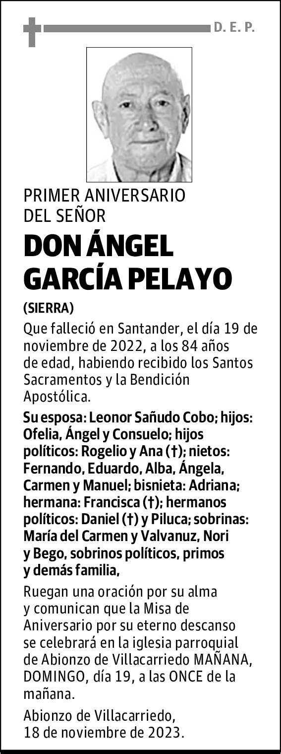 DON ÁNGEL GARCÍA PELAYO