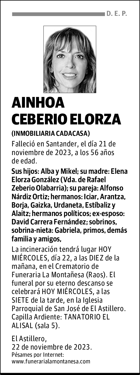 AINHOA CEBERIO ELORZA