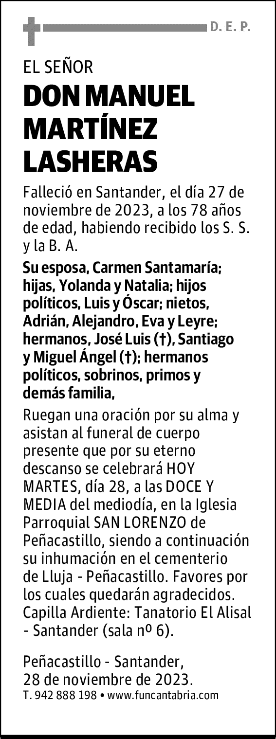 DON MANUEL MARTÍNEZ LASHERAS