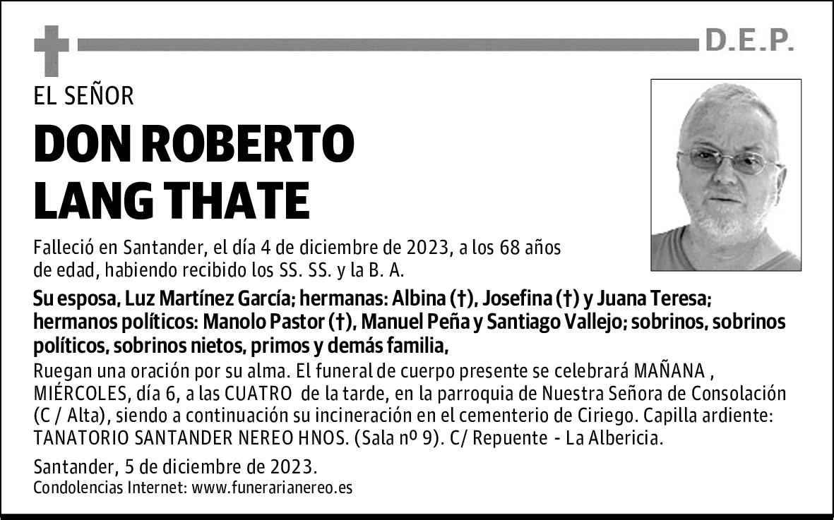 DON ROBERTO LANG THATE