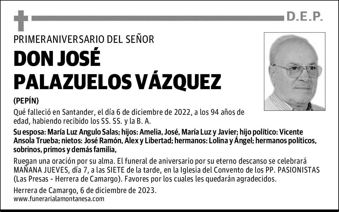 DON JOSÉ PALAZUELOS VÁZQUEZ