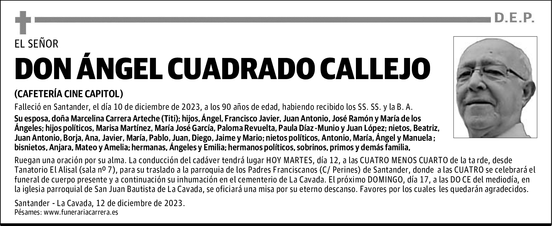 DON ÁNGEL CUADRADO CALLEJO