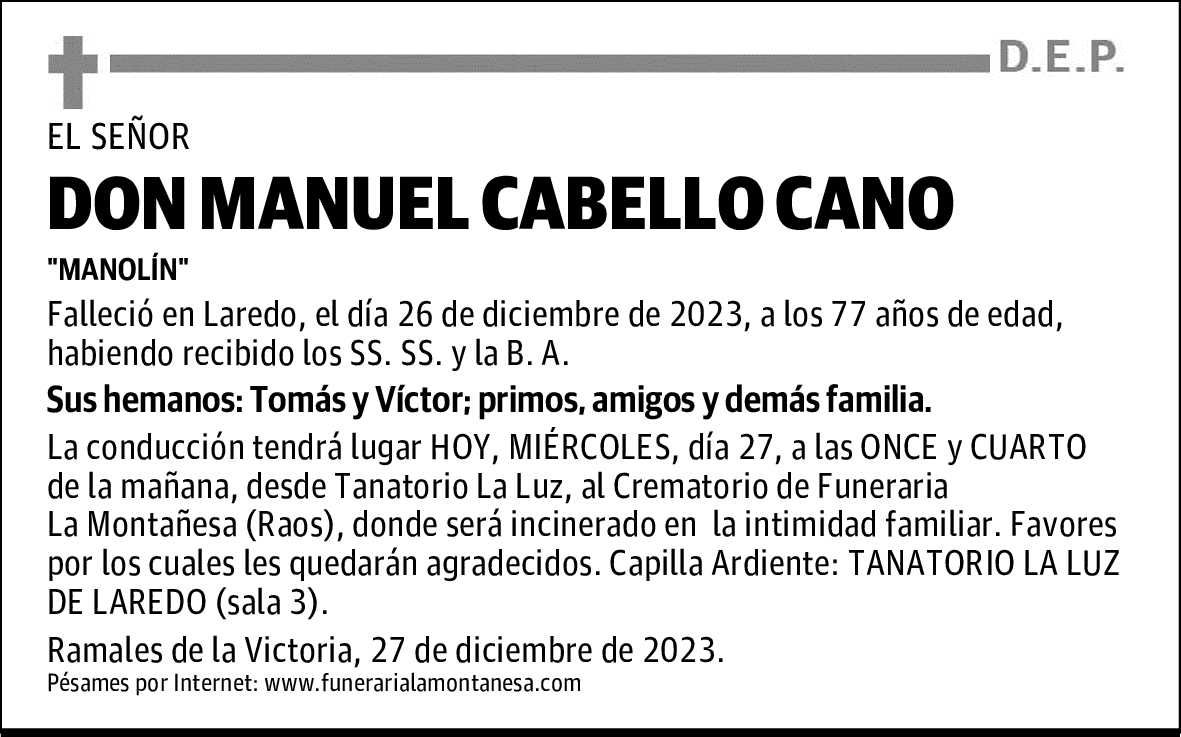 DON MANUEL CABELLO CANO