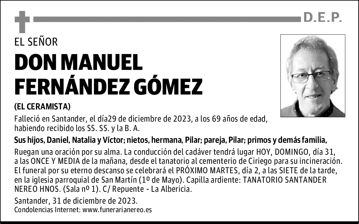 DON MANUEL FERNÁNDEZ GÓMEZ