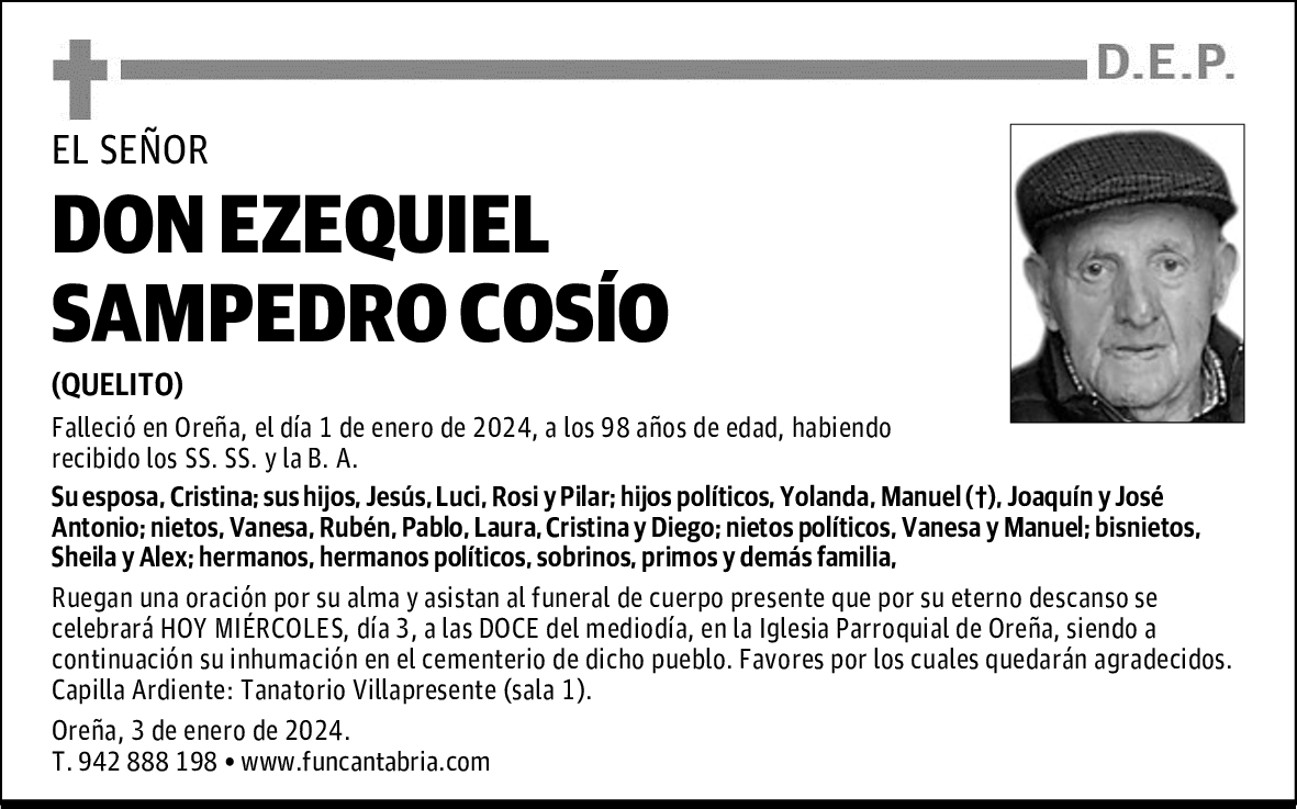 DON EZEQUIEL SAMPEDRO COSÍO