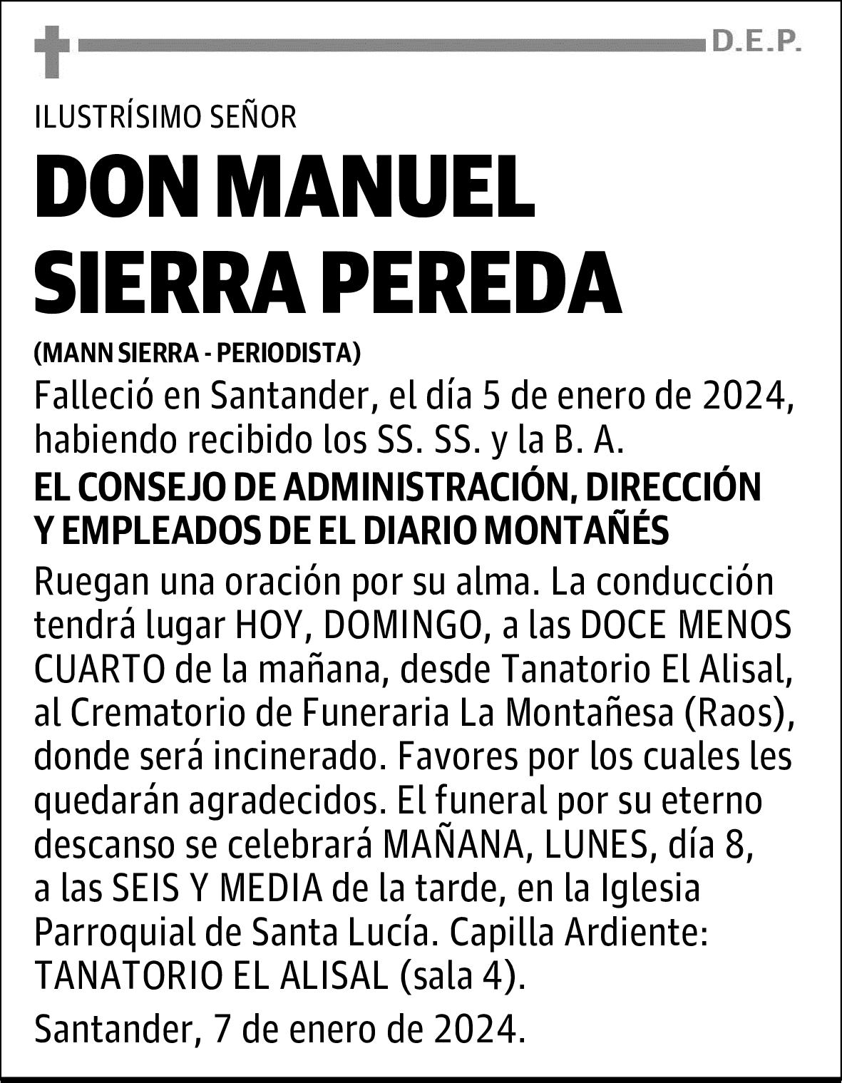 DON MANUEL SIERRA PEREDA