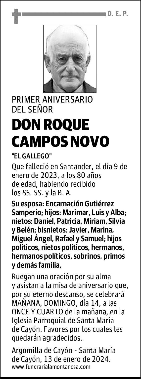 DON ROQUE CAMPOS NOVO