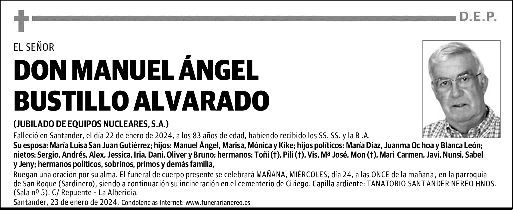 DON MANUEL ÁNGEL BUSTILLO ALVARADO