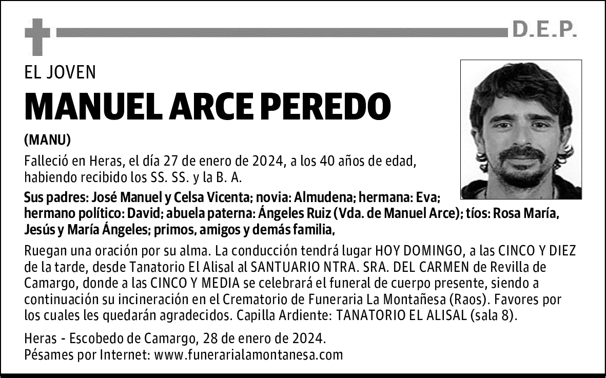 MANUEL ARCE PEREDO