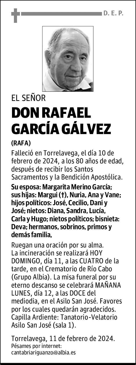 DON RAFAEL GARCÍA GÁLVEZ