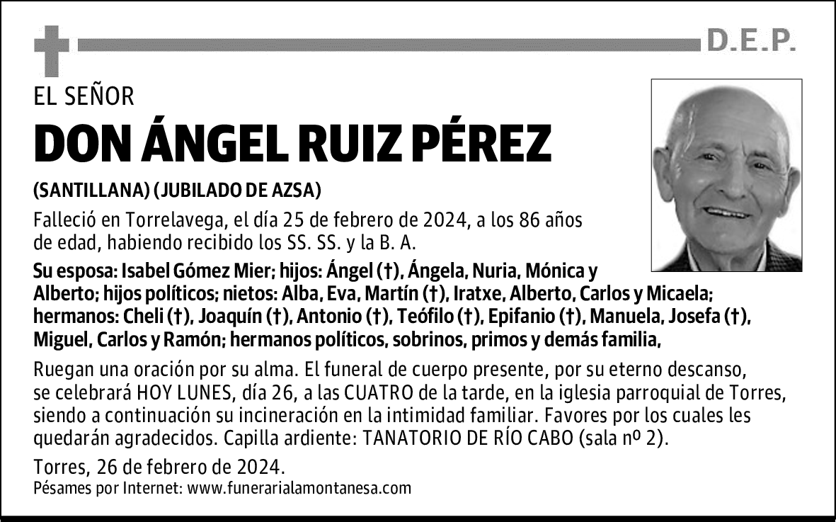 DON ÁNGEL RUIZ PÉREZ