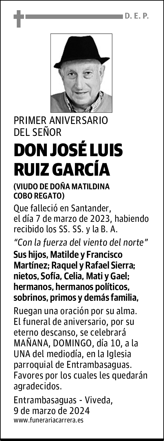 DON JOSÉ LUIS RUIZ GARCÍA
