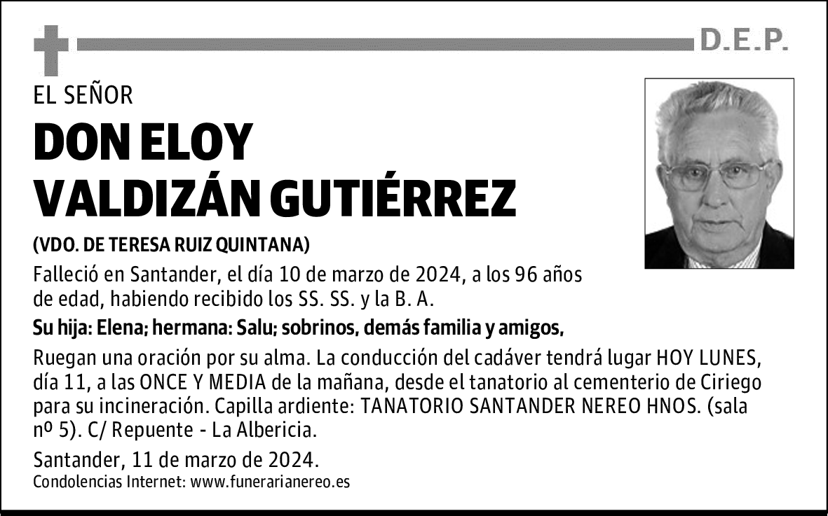 DON ELOY VALDIZÁN GUTIÉRREZ