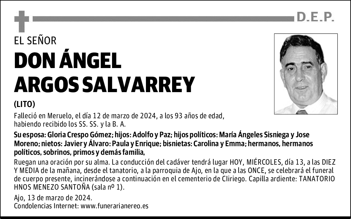 DON ÁNGEL ARGOS SALVARREY