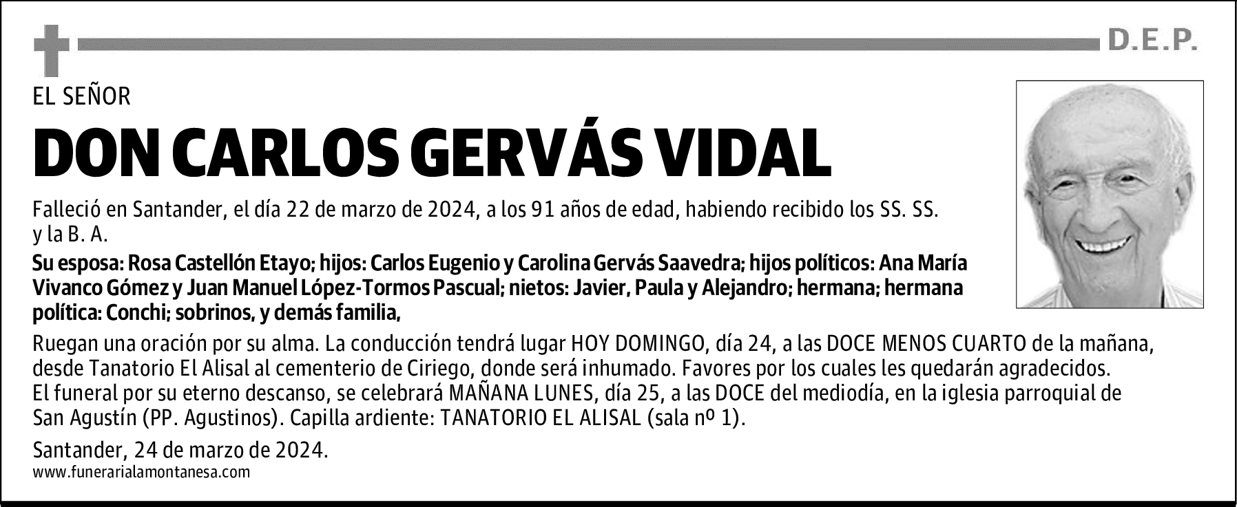 DON CARLOS GERVÁS VIDAL