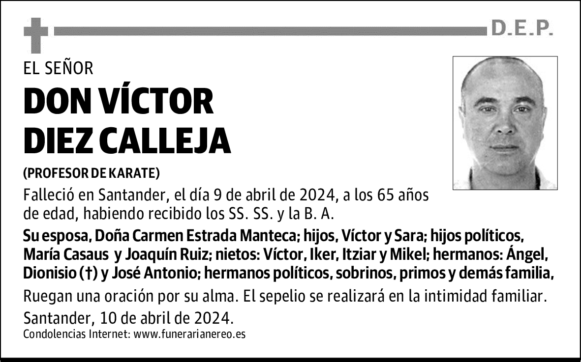 DON VÍCTOR DIEZ CALLEJA