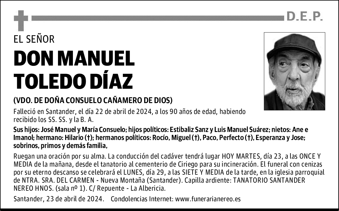 DON MANUEL TOLEDO DÍAZ