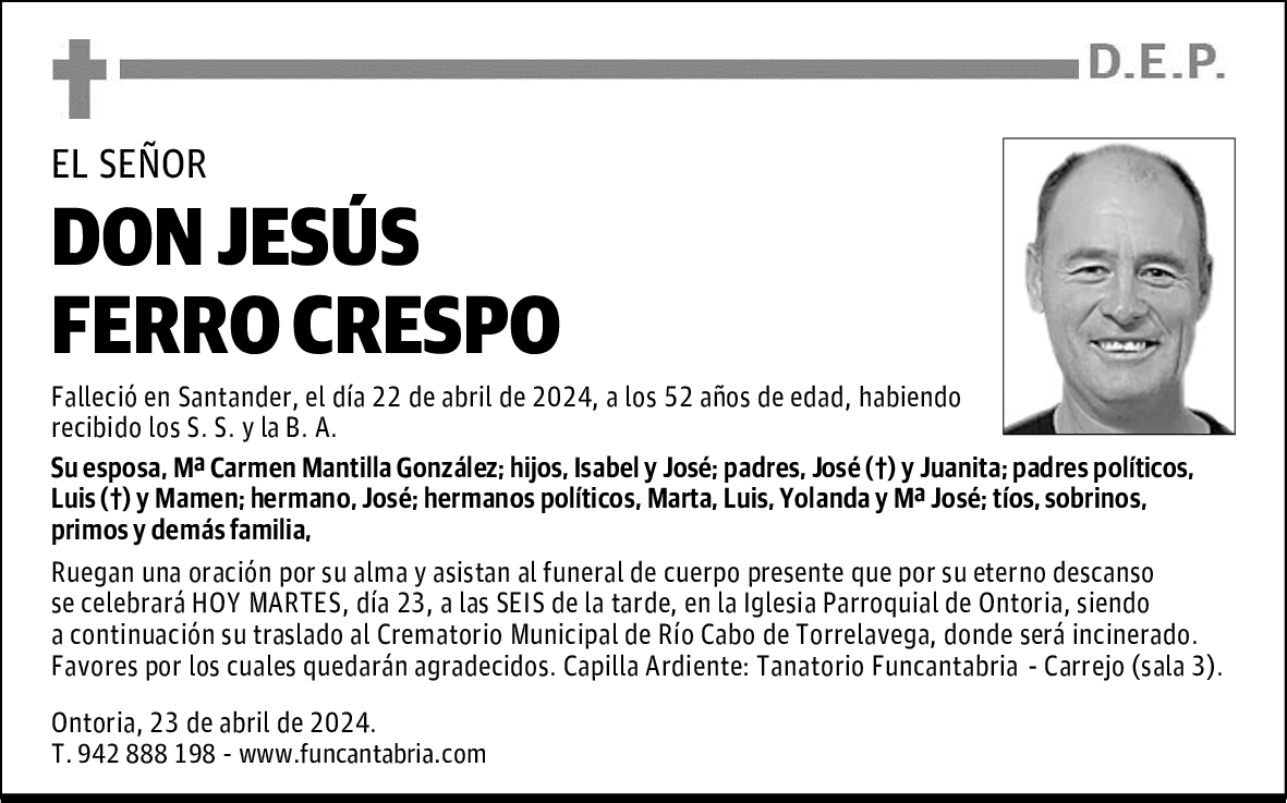 DON JESÚS FERRO CRESPO