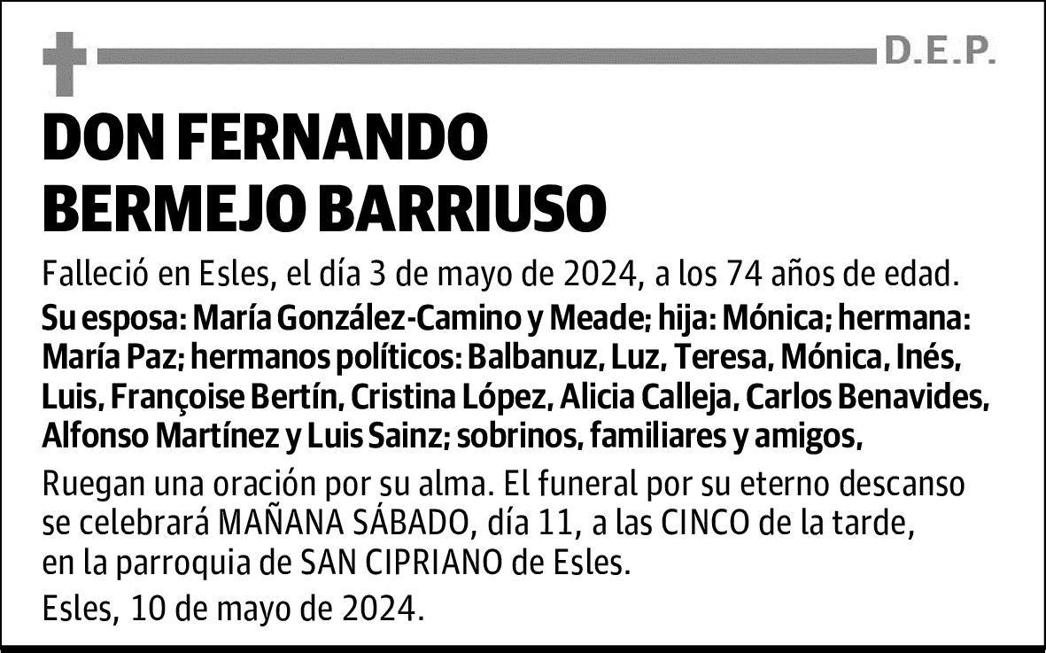 DON FERNANDO BERMEJO BARRIUSO