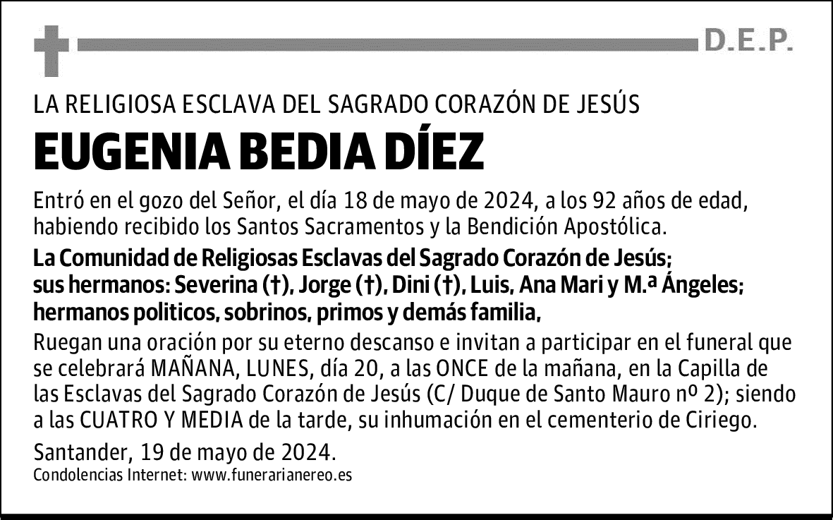 EUGENIA BEDIA DÍEZ