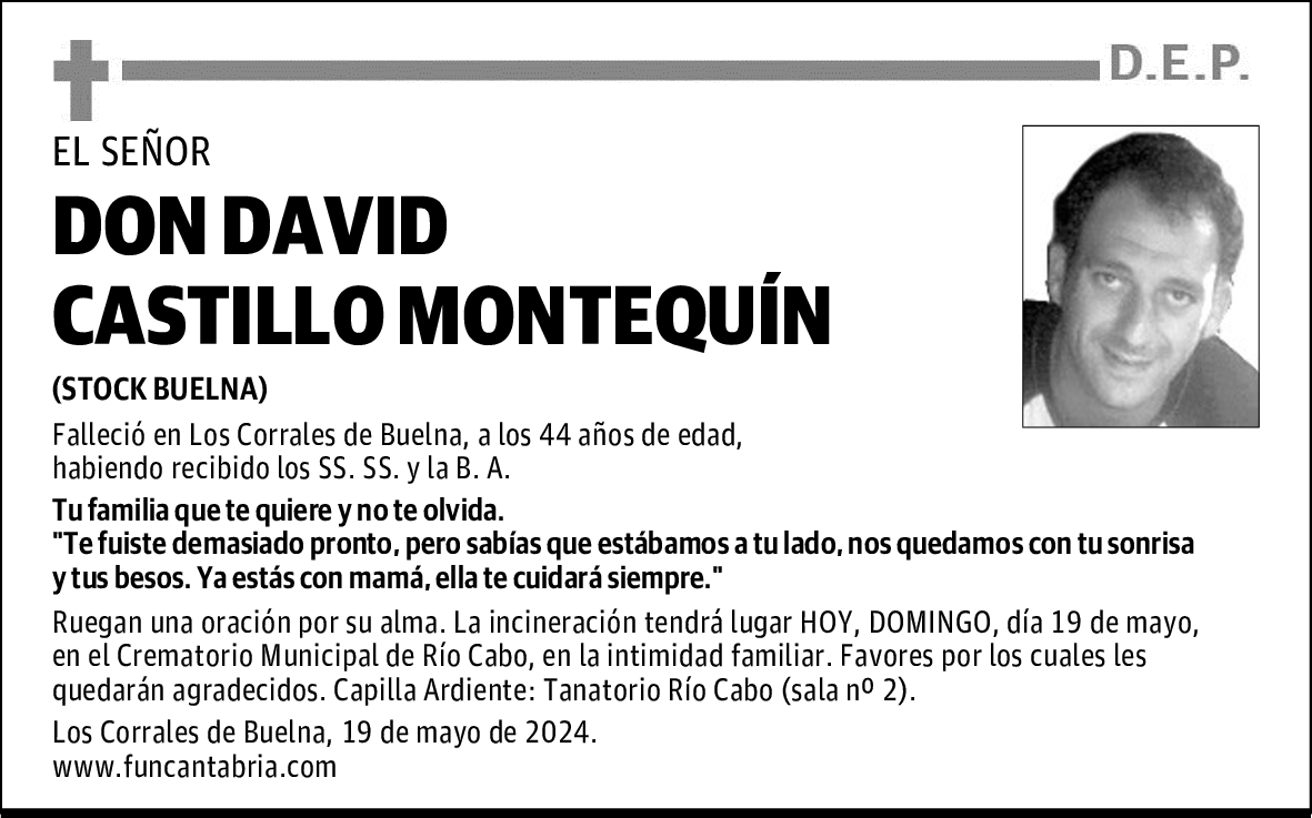 DON DAVID CASTILLO MONTEQUÍN