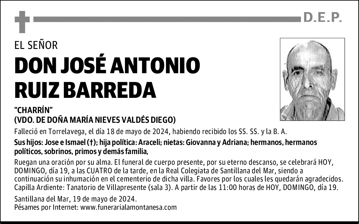 DON JOSÉ ANTONIO RUIZ BARREDA