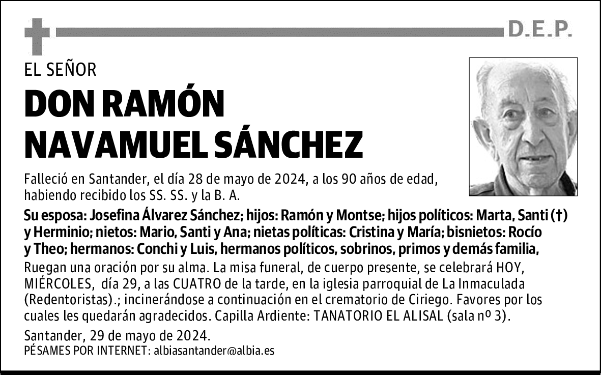 DON RAMÓN NAVAMUEL SÁNCHEZ