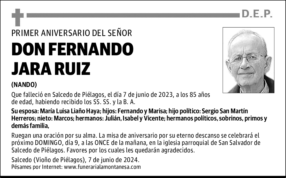 DON FERNANDO JARA RUIZ