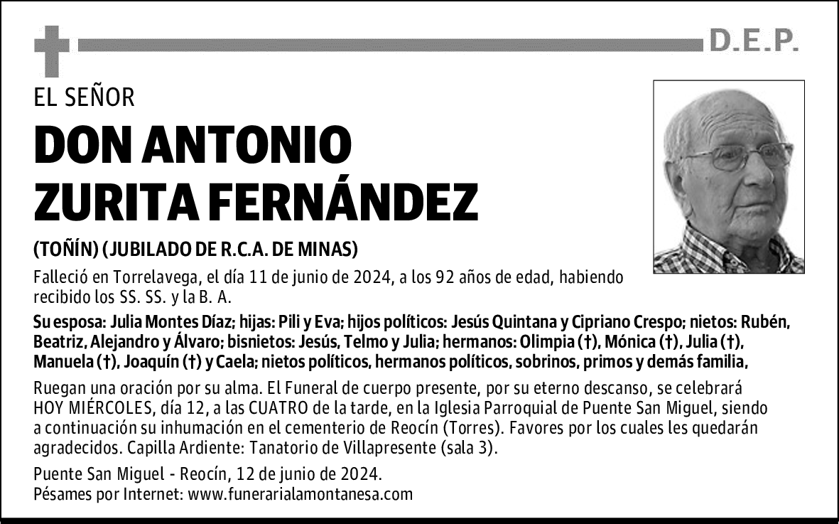 DON ANTONIO ZURITA FERNÁNDEZ