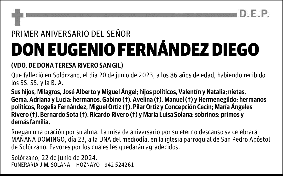 DON EUGENIO FERNÁNDEZ DIEGO