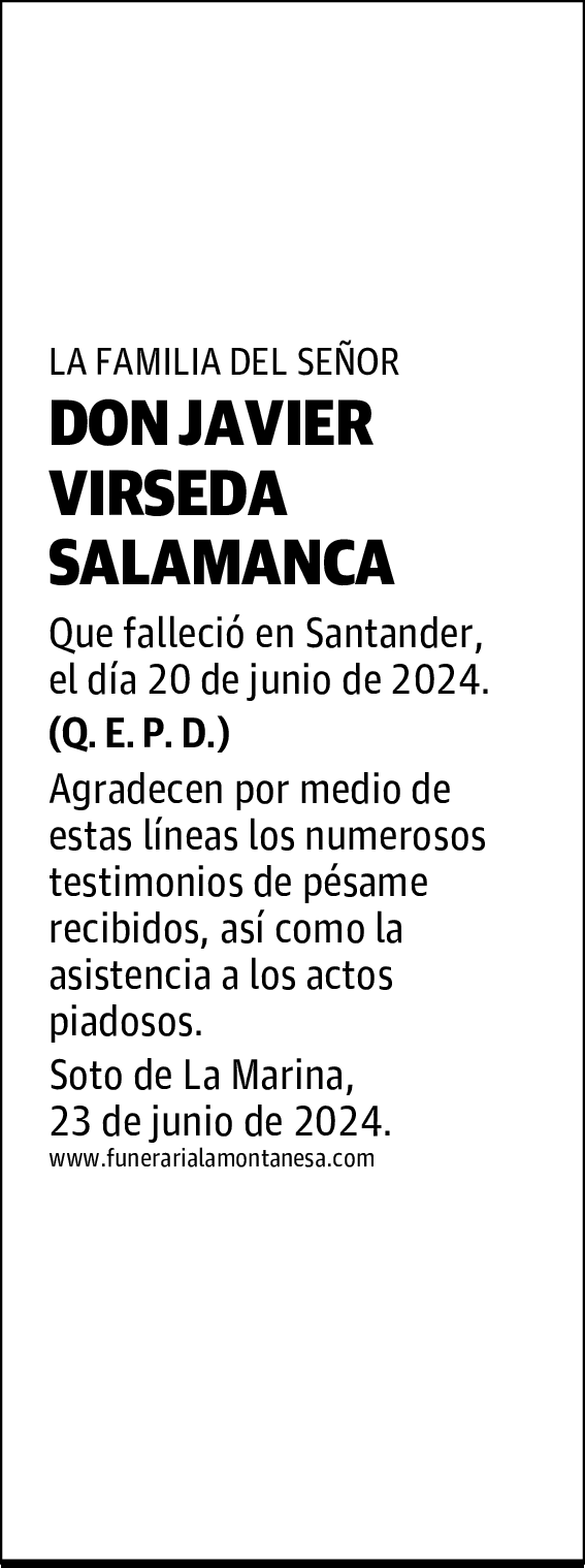 DON JAVIER VIRSEDA SALAMANCA